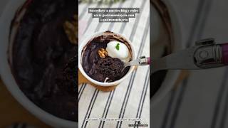 Brownie en microondas listo en 5 minutos Receta fácil rápida y deliciosa [upl. by Orose]