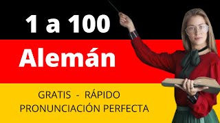 Numero en alemán del 1 al 100  aprender aleman gratis y rapido  los números [upl. by Annaet]