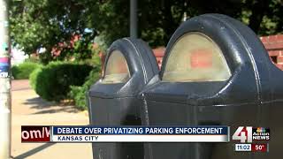 Debate over privatizing parking enforcement [upl. by Jankey719]