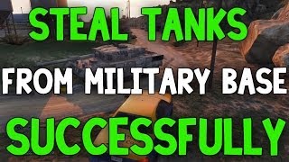 NEW GTA Online How To Get Tanks Outside of The Military Base amp Steal Them [upl. by Hanshaw758]