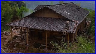 The skilled craftsman renovate the mountain house upgrade the beautiful garden [upl. by Karb]