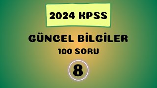 2024 KPSS EkysEkpssOrtaöğretimÖnlisansLisans Güncel Bilgiler 8 Video [upl. by Newbill100]