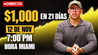 Aprende Cómo Ganar 1000 en 21 Días Haciendo Trading [upl. by Muriel]