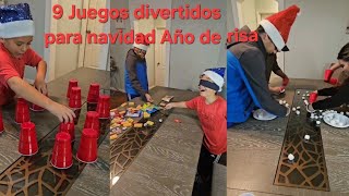 9 JUEGOS DIVERTIDOS para NAVIDAD AÑO NUEVO de RISA 🤣 para todo la familia [upl. by Stesha]