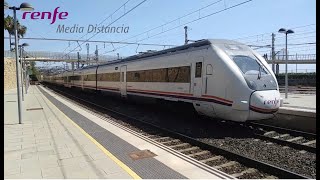 Renfe MD 449 Tortosa  Barcelona sortint de lestació de Tarragona 742023 [upl. by Whitman]