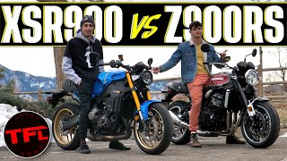 Yamaha XSR900 vs Kawasaki Z900RS Which Retro Naked Should You Buy [upl. by Itida]