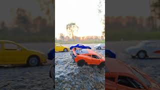 Diecast car race off road automobile carss sports jump drifting racecars carstoys hotwheels [upl. by Sorazal]