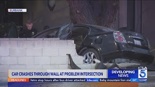 Another DUI crash occurs at problem intersection in Burbank [upl. by Hplodur]