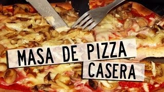 Receta  Masa de Pizza casera [upl. by Inaluahek]