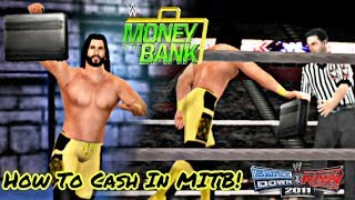 How To Cash In And Win Money In The Bank In SVR11 PSP BK WWE [upl. by Torbert122]