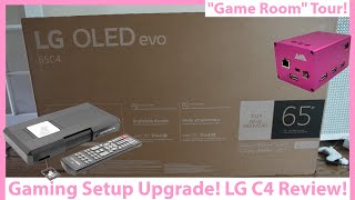 LG C4 OLED TV Review for Gaming Game Room Upgrade Time [upl. by Ahsratal]