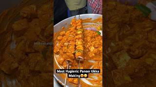 Most Hygienic Paneer tikka Making😍😋 Indian Street Food [upl. by Oliver90]