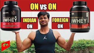 ON GOLD STANDARD WHEY PROTEIN  INDIAN MANUFACTURED vs FOREIGN MANUFACTURED  LAB TESTED [upl. by Isborne479]