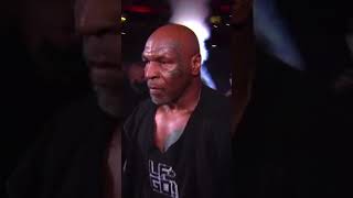 Mike Tyson makes his entrance for fight vs Jake Paul shorts [upl. by Winne866]