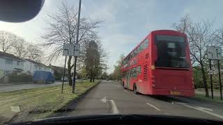 Following the sign for Pinner from Carpenters park  Independent Driving  Pinner Test Routes 917 [upl. by Slaby]