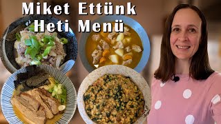 Miket Ettünk VLOG  Gulyásleves Vöröslencse Curry Ramen  ebéd és vacsora ötletek [upl. by Idnic]