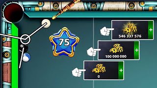 8 Ball Pool From Level 2 To 75 🙀 500M Coins Road 1 Billion [upl. by Opiuuk]