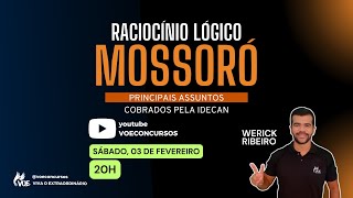 Concurso Mossoró Principais assuntos cobrados em RLM [upl. by Meehyr28]