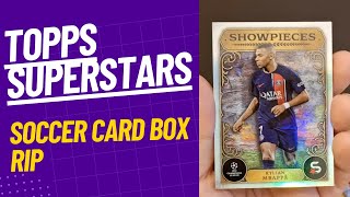 Topps Superstars 2024 Soccer Box RIP Opening Hunting for Football autograph Card [upl. by Nylsej347]