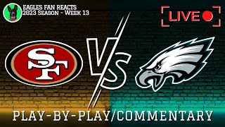 49ers vs Eagles  LIVE PlaybyPlayReaction [upl. by Vassaux]