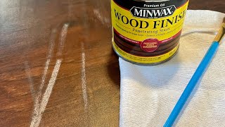 How To Fix Scratches In Laminate Wood Floors  in less than 10 minutes MinwaxUSA [upl. by Ansev]