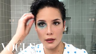 Halseys “Manic” Makeup Tutorial  Beauty Secrets  Vogue [upl. by Ninon]