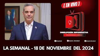 🔴 EN VIVO  Presidente Abinader en LA Semanal con la Prensa  18112024 [upl. by Ayor]