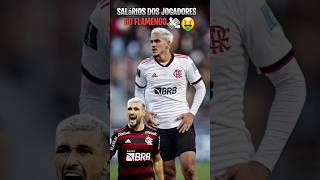 Salários do flamengo 💸🤑 shorts shortvideo [upl. by Ahsilla872]