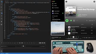 ASMR Programming  Spotify Desktop App  No Talking [upl. by Nesnah]