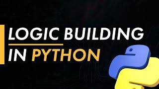 Logic building in python  iNeuron [upl. by Newcomb]