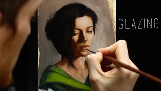 Glazing  Oil painting techniques  step by step demonstration [upl. by Nike]