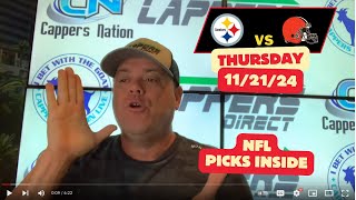 Pittsburgh Steelers vs Cleveland Browns 112124 NFL Pick amp NFL Prediction  Week 12 NFL [upl. by Adlesirg]