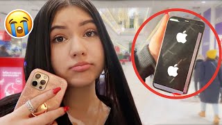 EPIC FAIL Attempting to Fix my Broken iPhone 📱😭   Christmas Shopping Vlog 🎄🛍️ [upl. by Limak]