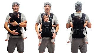 Step By Step How To Use BabyBjörn Baby Carrier One [upl. by Anialed94]