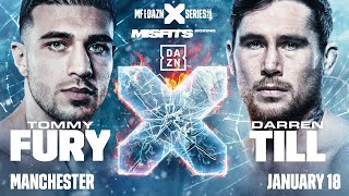 MF amp DAZN X SERIES 20  TOMMY FURY VS DARREN TILL LAUNCH PRESS CONFERENCE LIVESTREAM [upl. by Kcirderfla]