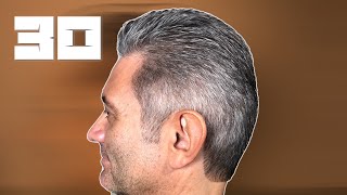 Corte Clásico Tradicional de Hombre con Tijeras PASO A PASO [upl. by Laerdna89]