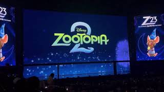 NICK WILDE ANNOUNCES ZOOTOPIA 2 AT D23 [upl. by Armbrecht]