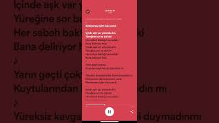 Sufle  İçinde Aşk Var  Speedup  Lyrics  spotify keşfet tiktok [upl. by Lebasiram]