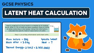 Specific Latent Heat Worked Example  GCSE Physics [upl. by Mollie886]