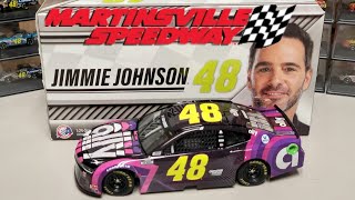 Jimmie Johnson 2020 Martinsville Sign for Jimmie 124 Diecast Review [upl. by Amatruda]