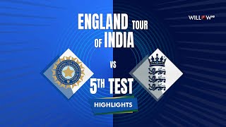 Day 3 Highlights 5th Test India vs England  5th Test  Day 3  IND vs ENG [upl. by Enair454]