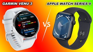 Apple Watch Series 9 vs Garmin Venu 3 [upl. by Parfitt]