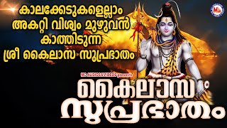 കാലകേടുകളെല്ലാം അകറ്റി വിശ്വംമുഴുവൻ കാത്തിടുന്ന കൈലാസസുപ്രാഭാതം  Shiva Suprabhatam Malayalam [upl. by Goldie]