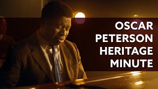 Heritage Minutes Oscar Peterson [upl. by Dollar]