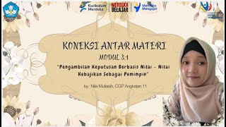 KONEKSI ANTAR MATERI MODUL 3 1 [upl. by Jacobina]