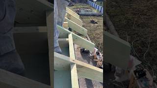 Reinforcement of rafters стропильнаясистема стропила rafter roof construction dewalt hammer [upl. by Osy766]