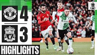 Reds exit to lastminute winner  Man Utd 43 Liverpool  Highlights [upl. by Uile208]