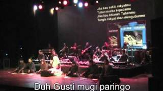 Konser8 Kiai Kanjeng amp mbak Via  Duh Gusti [upl. by Ferino563]