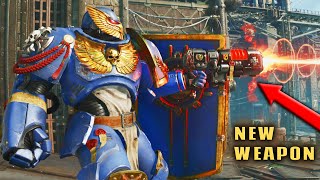 Ultramarines HONOUR GUARD vs Chaos  New NeoVolkite Pistol Gameplay  Warhammer 40k Space Marine 2 [upl. by Suertemed]