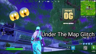 Fortnite UNDER THE MAP GLITCH in OG MAP AFTER PATCH Fortnite Season OG [upl. by Naahsar]